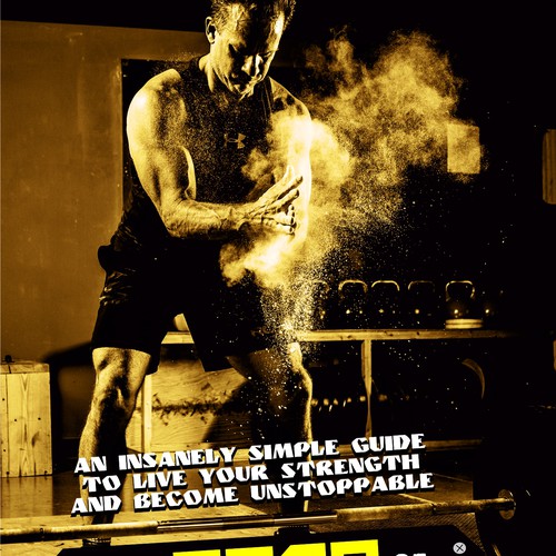 Fitness book cover with the title 'The Edge of Strength Book Cover.'