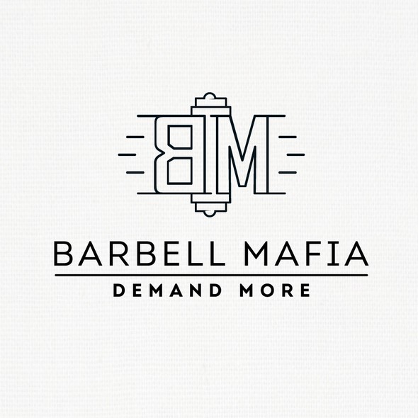 Weights logo with the title 'BM Barbell'