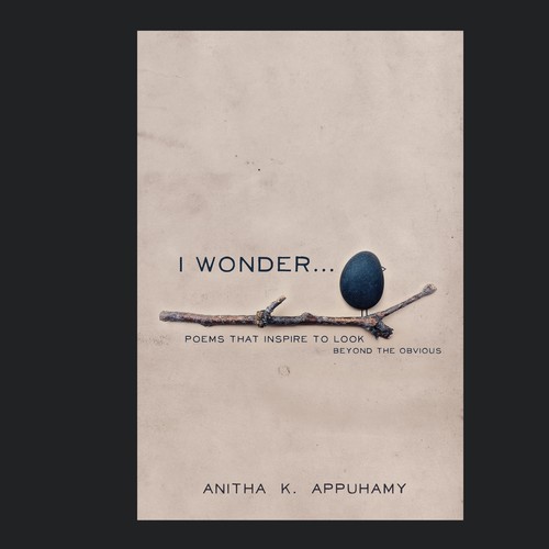 Texture design with the title 'i wonder...'