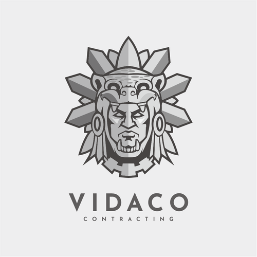 Aztec design with the title 'Mascot logo'