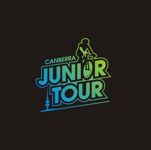 Tour logo with the title 'Logo for national cycling event'