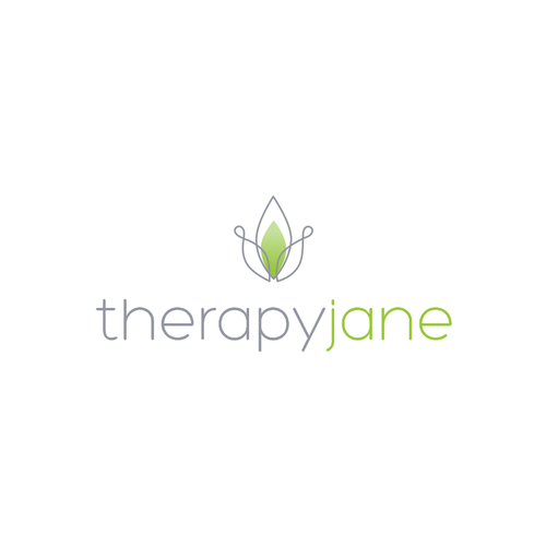 Flower brand with the title 'Logo for TherapyJane'