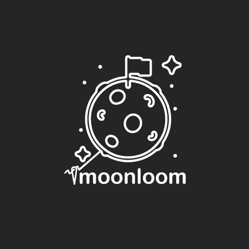 Needle logo with the title 'MOON LOOM'