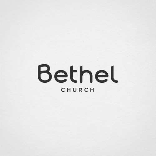 Serenity logo with the title 'Custom lettering wordmark logo for a large, growing church'