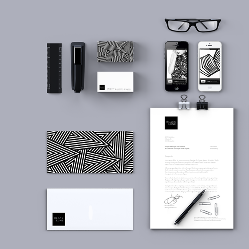 Accessories design with the title 'Fashion accessories brand identity'
