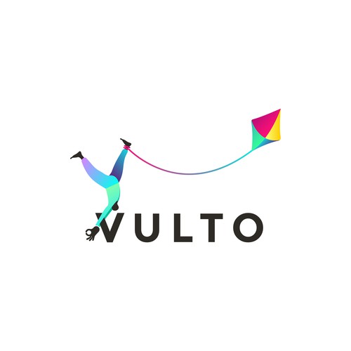 Kite design with the title 'O Vulto '