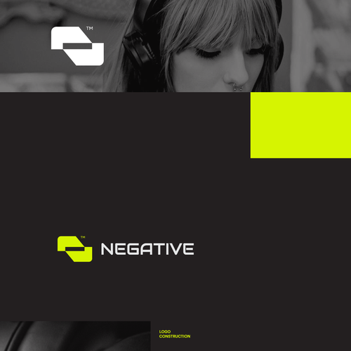 N logo with the title '[-] negative, Headphone Brand'