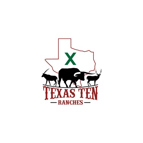 Longhorn design with the title 'family ranching'