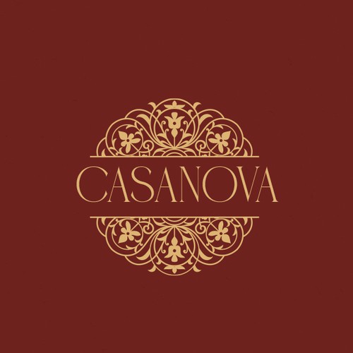 Logo with the title 'Casanova'