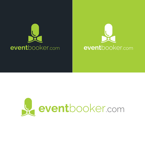 Event planning logo with the title 'Logo Design Concept for an Event Booking Agency'