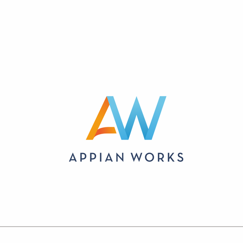 Polygon logo with the title 'logo for APPIAN WORKS'