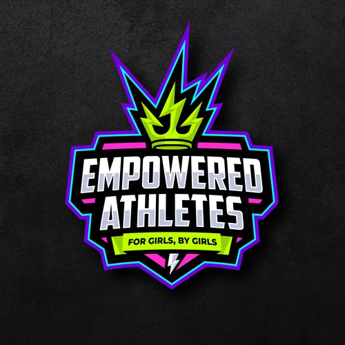 Sports logo with the title 'Empowered Athletes'