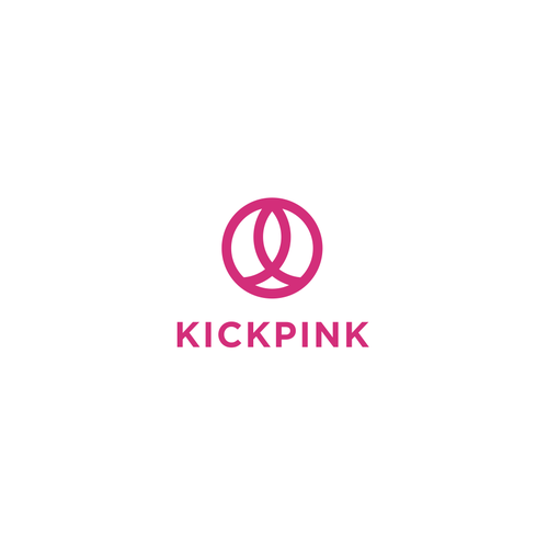 Web design logo with the title 'KickPink'