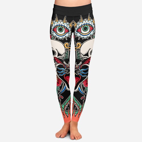 SILHOUETTE Legging – Mandala Design