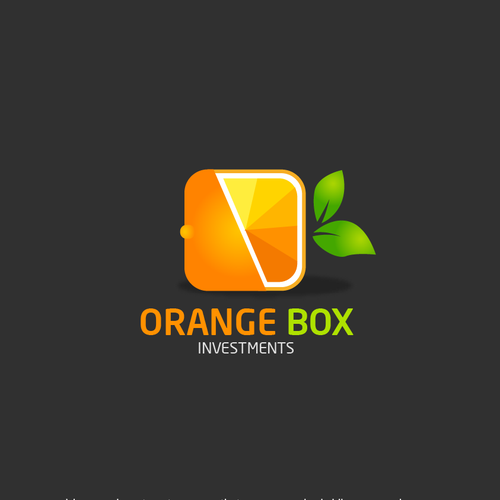 Fresh brand with the title 'Creative logo cpncept- Orange Box'