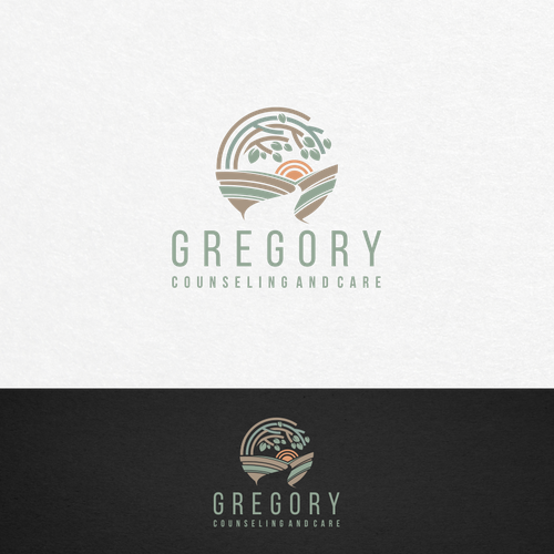 Am logo with the title 'gregory counseling and care'
