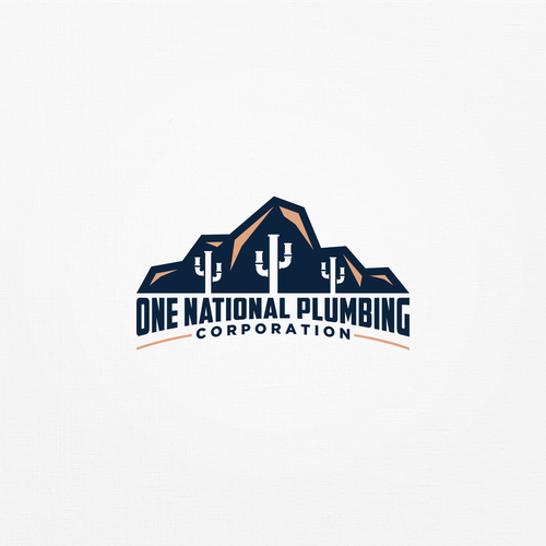 Corporate design logo with the title 'Plumbing logo design'