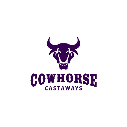 Island logo with the title 'Cow Head Logo '