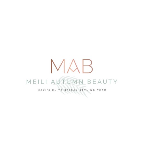 Wedding logo with the title 'MAB Rebranding'