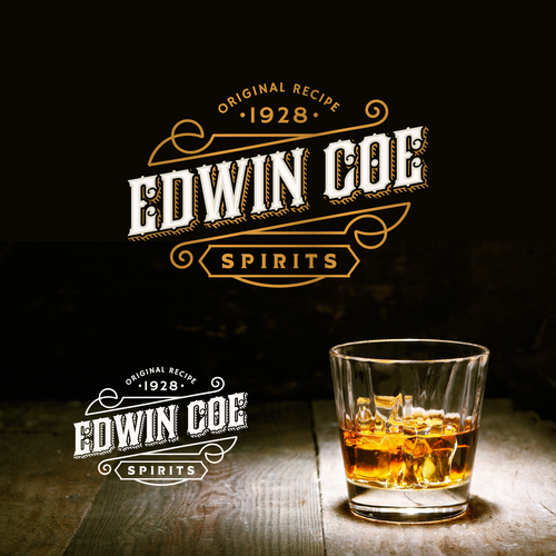 Bourbon logo with the title 'Edwin Coe'
