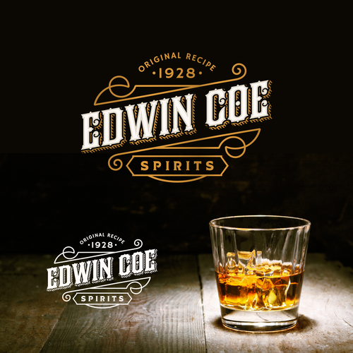 Distillery logo with the title 'Edwin Coe'
