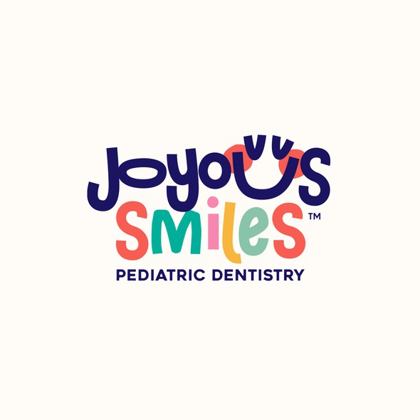 Face brand with the title 'Logo design for Joyous Smiles'