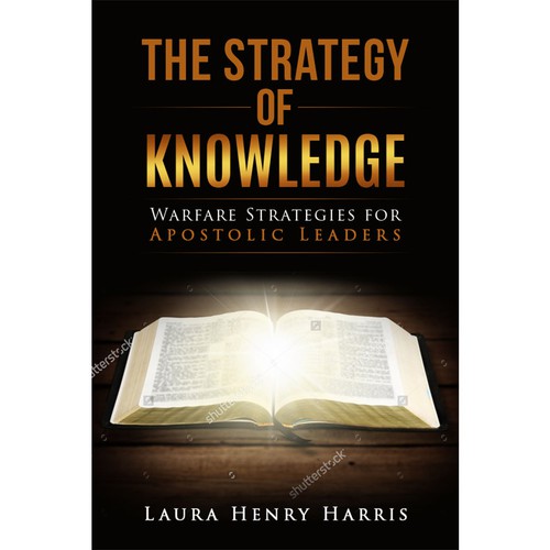 Leadership book cover with the title 'Book cover for christian book'