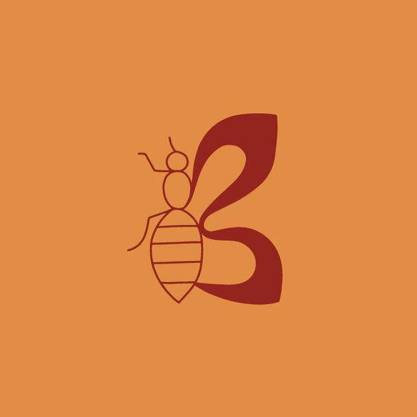 Procreate design with the title 'Bee B'