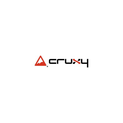 Bike logo with the title 'Cruxy'