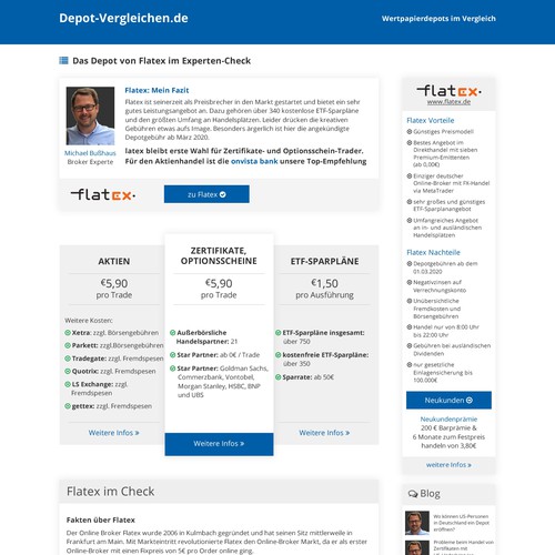 HTML5 design with the title 'Clean landing page '
