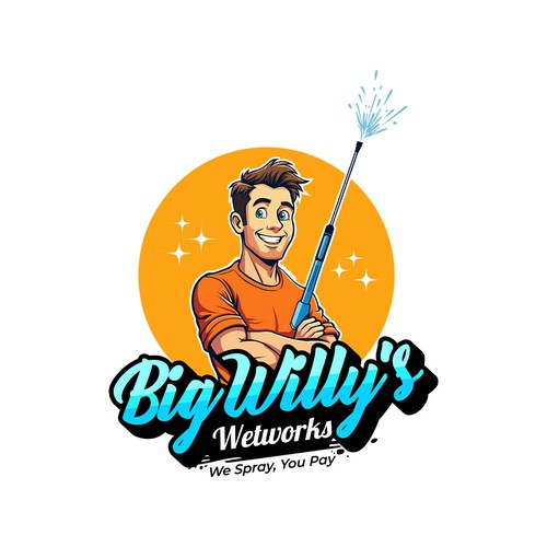 Cleaning brand with the title 'Big Willy's Wetworks'