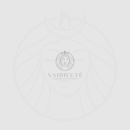 Wax logo with the title 'Monogram logo for candle company.'