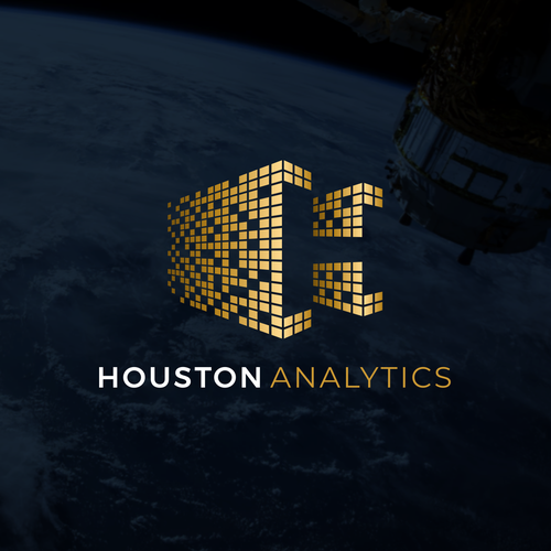 Data science logo with the title 'Houston Analytics'
