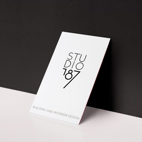 Number logo with the title 'Minimalist logo'