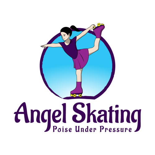 Skating design with the title 'Skating logo'