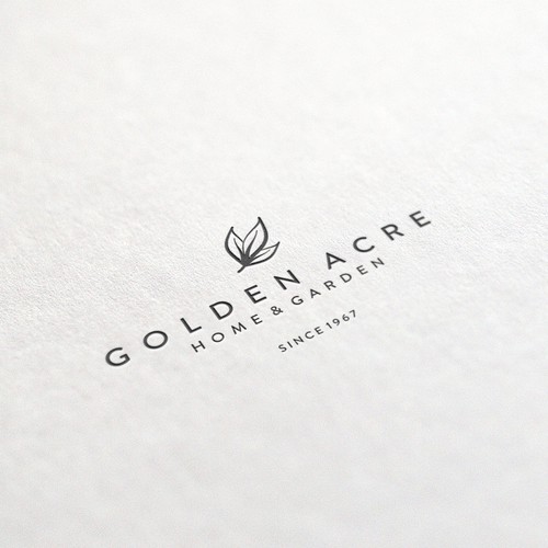 Retail design with the title 'Logo concept for Golden Acre'