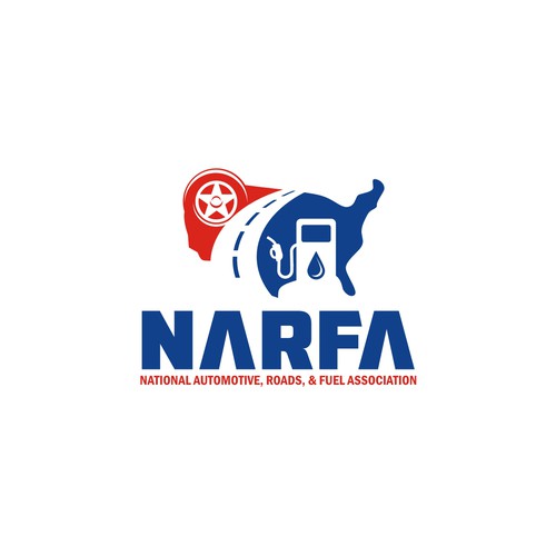 Two-color logo with the title 'Powerful Logo for NARFA'