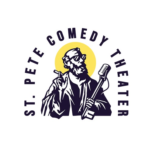 Funky design with the title 'Funky Theater Logo'