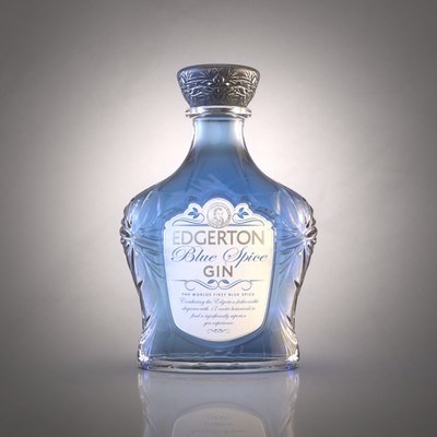 Re-Design a luxury blue Gin