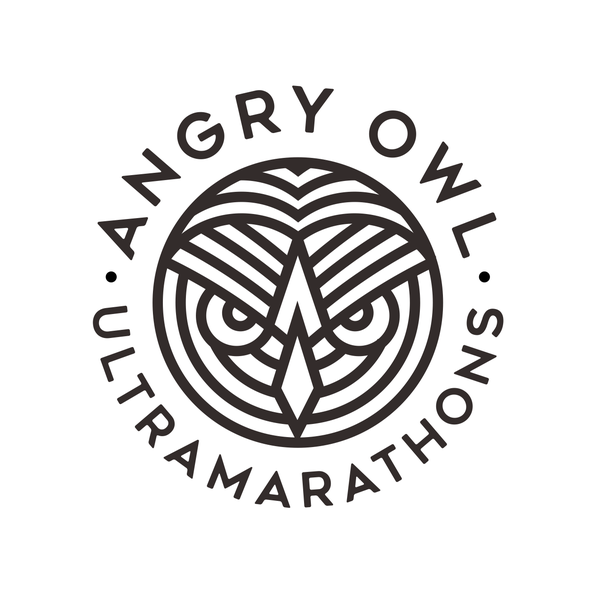 Marathon design with the title 'ANGRY OWL'