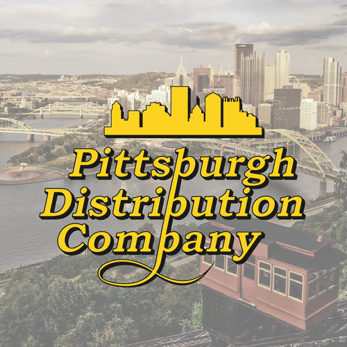 Cityscape logo with the title 'General logo for Pittsburgh based distribution company'
