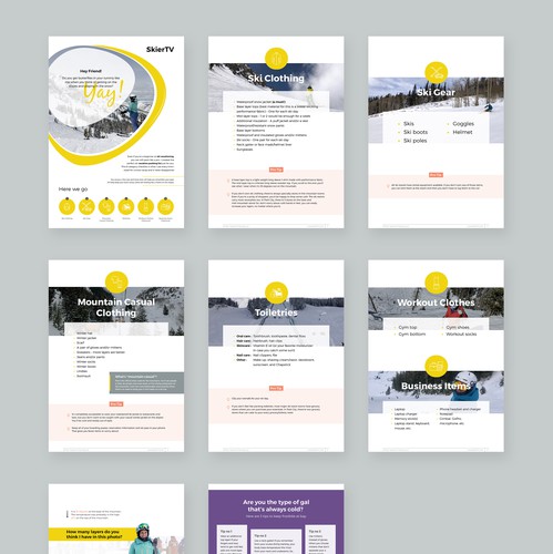 TV design with the title 'SkierTV Intro-guide'