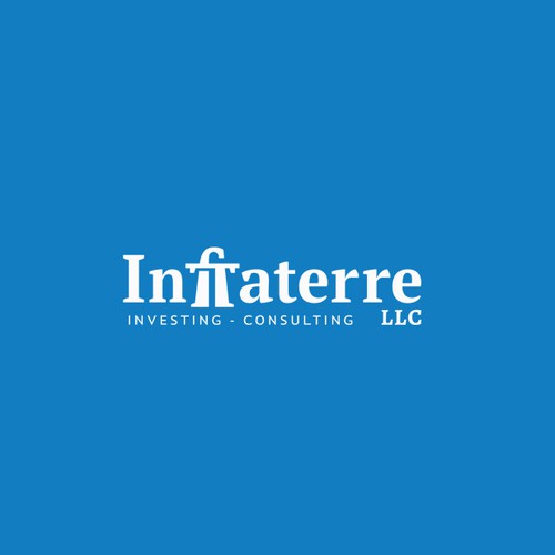 Road logo with the title 'Infraterre logo design'
