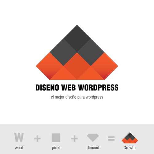 Web design brand with the title 'Diseno Web'