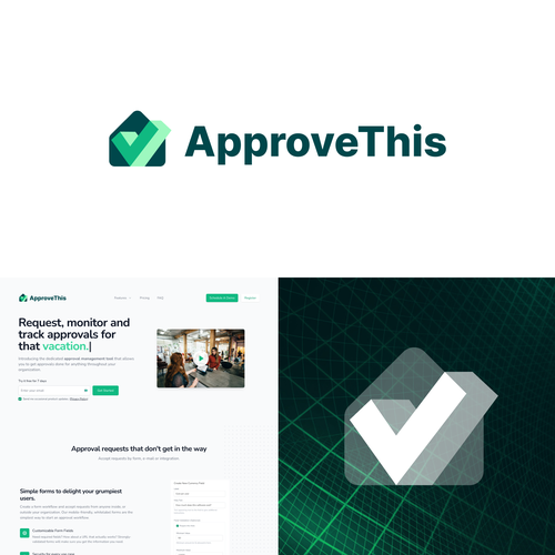 Check design with the title 'ApproveThis - Logo'