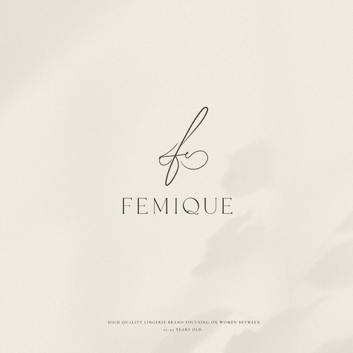 Lingerie logo with the title 'logo for a Swedish high quality lingerie company'