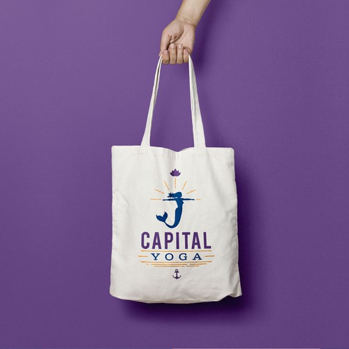 Edgy logo with the title 'Logo for a Yoga studio with a edgy, maritime urban vibe'