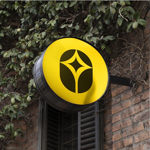 Magical logo with the title 'Pure Magic Coffee'