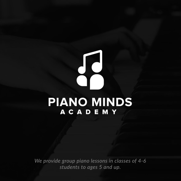 Choir logo with the title 'Piano Minds'