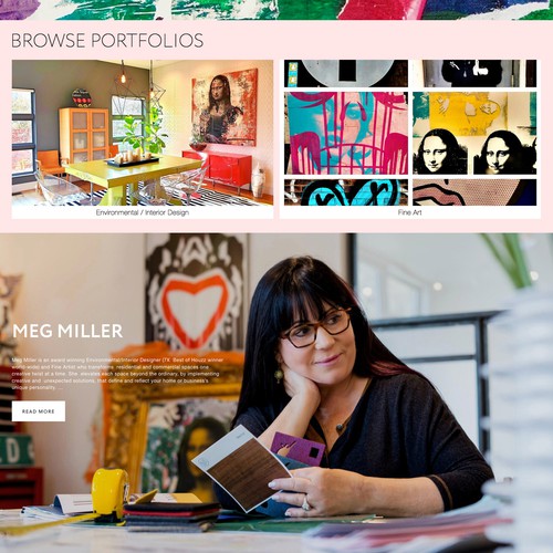 Artist design with the title 'Meg Miller '